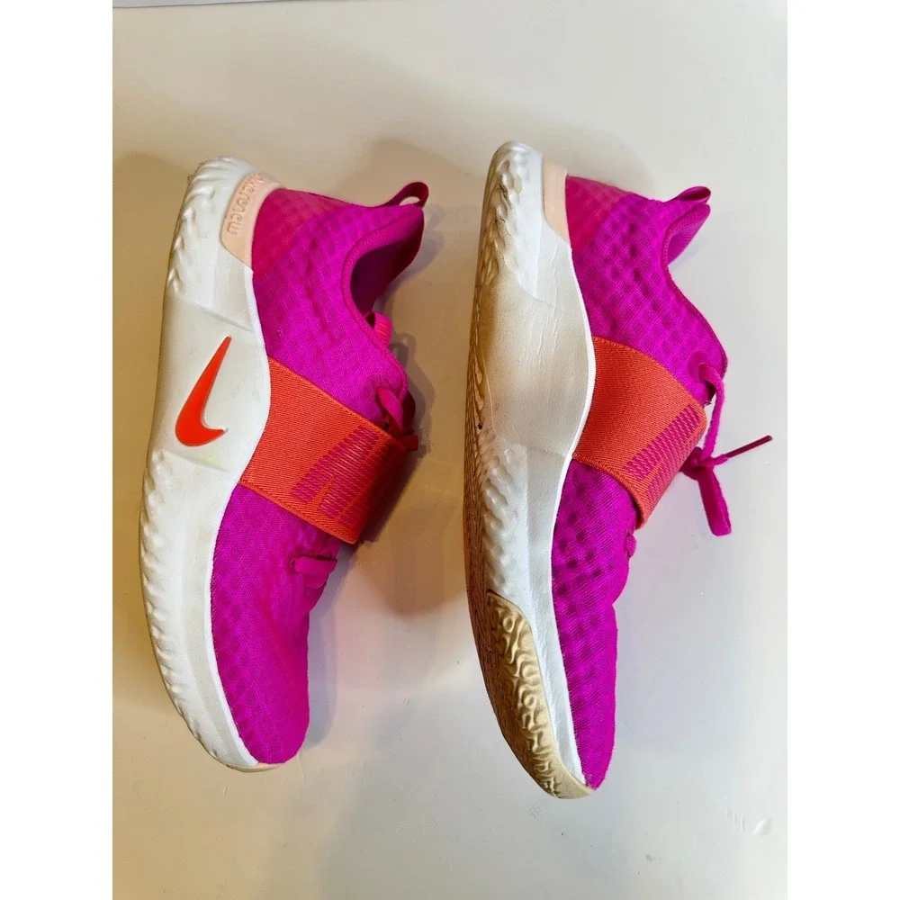 Nike Renew Running Shoes Pink Orange Women Size 8‎ Athletic Sneakers AR4543-603